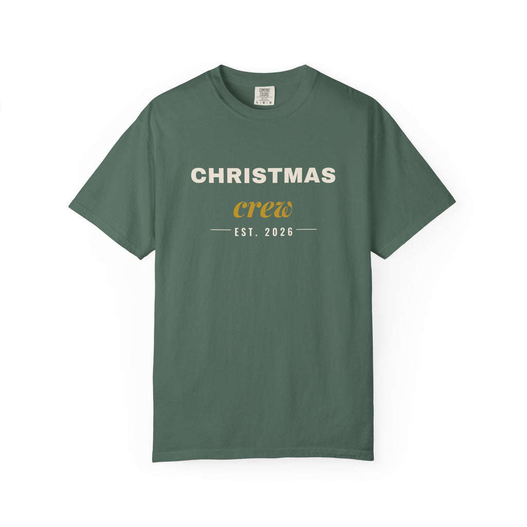 Christmas Crew Shirt 2026, Comfort Colors Matching Family Christmas Tee, Unisex Group Christmas T-Shirt, Family Photo Holiday Shirt
