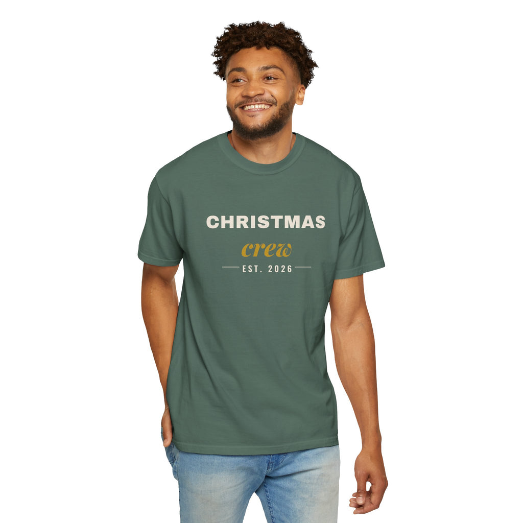 Christmas Crew Shirt 2026, Comfort Colors Matching Family Christmas Tee, Unisex Group Christmas T-Shirt, Family Photo Holiday Shirt