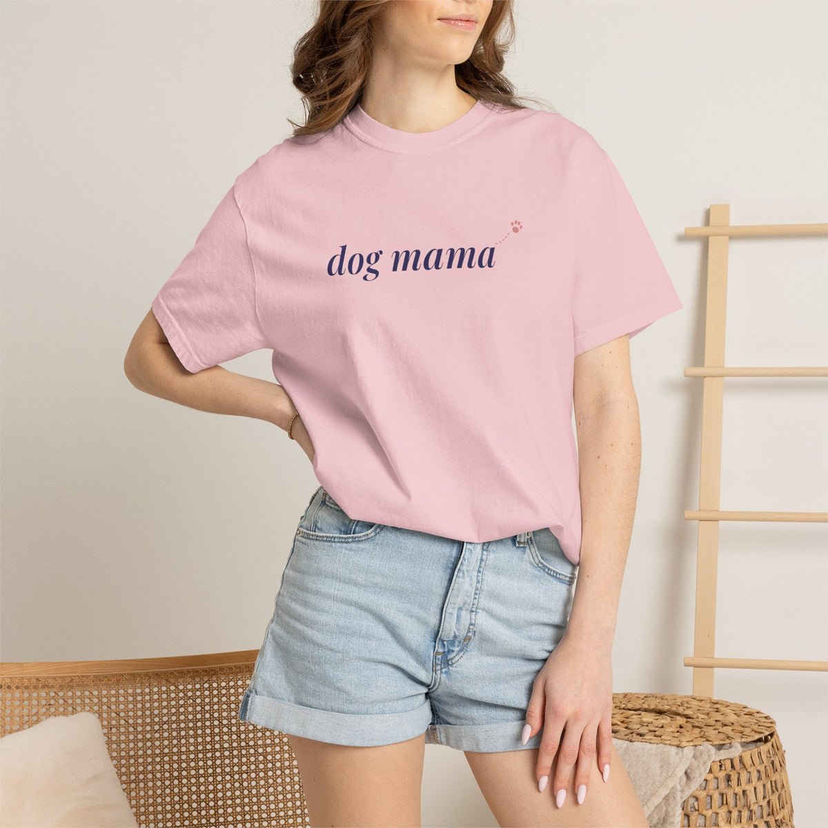 Dog Mama paw print dog mom t-shirt