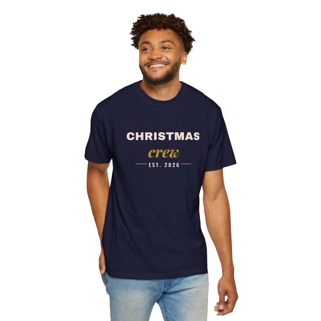 Christmas Crew Shirt 2026, Comfort Colors Matching Family Christmas Tee, Unisex Group Christmas T-Shirt, Family Photo Holiday Shirt