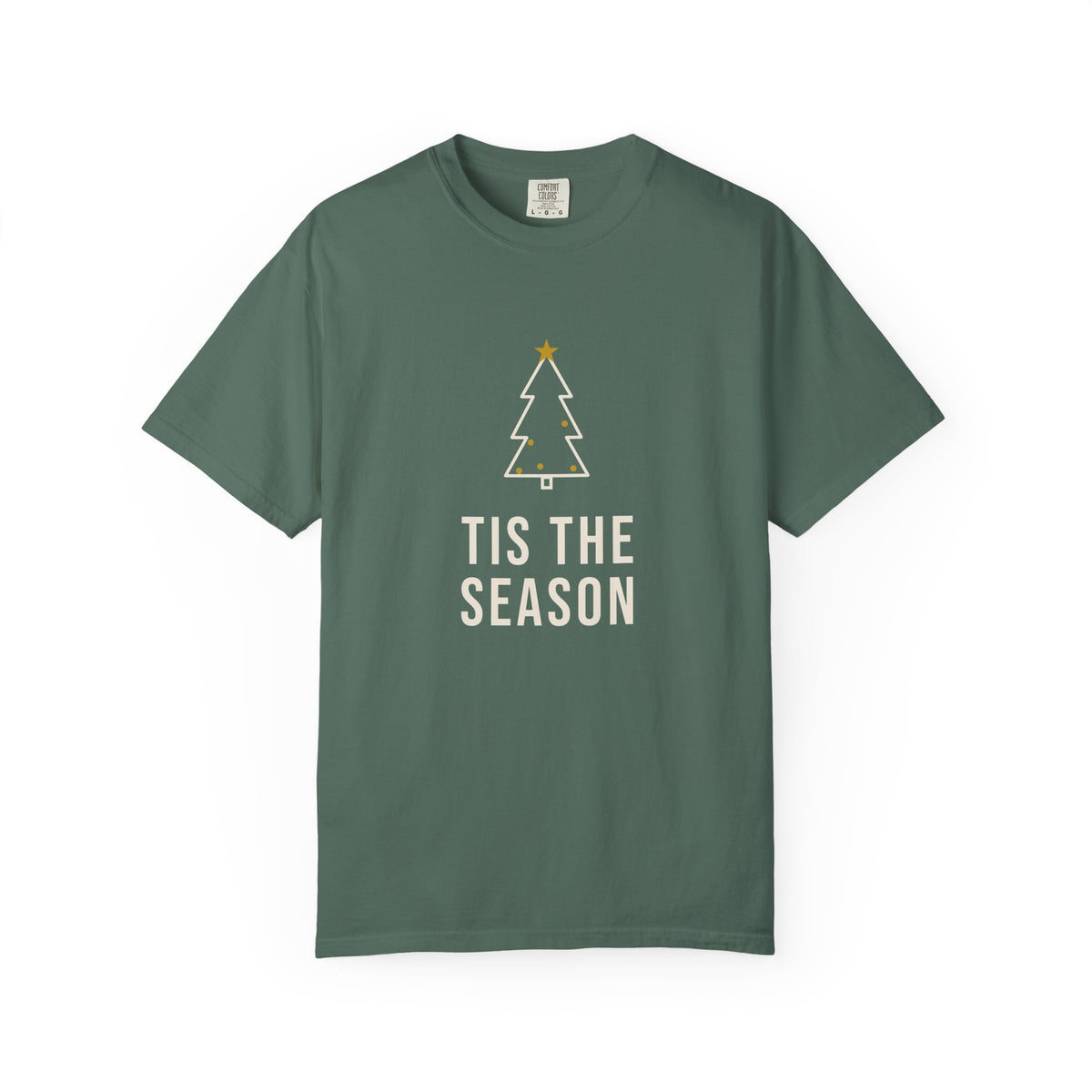 Tis the Season minimalist Christmas tree t-shirt