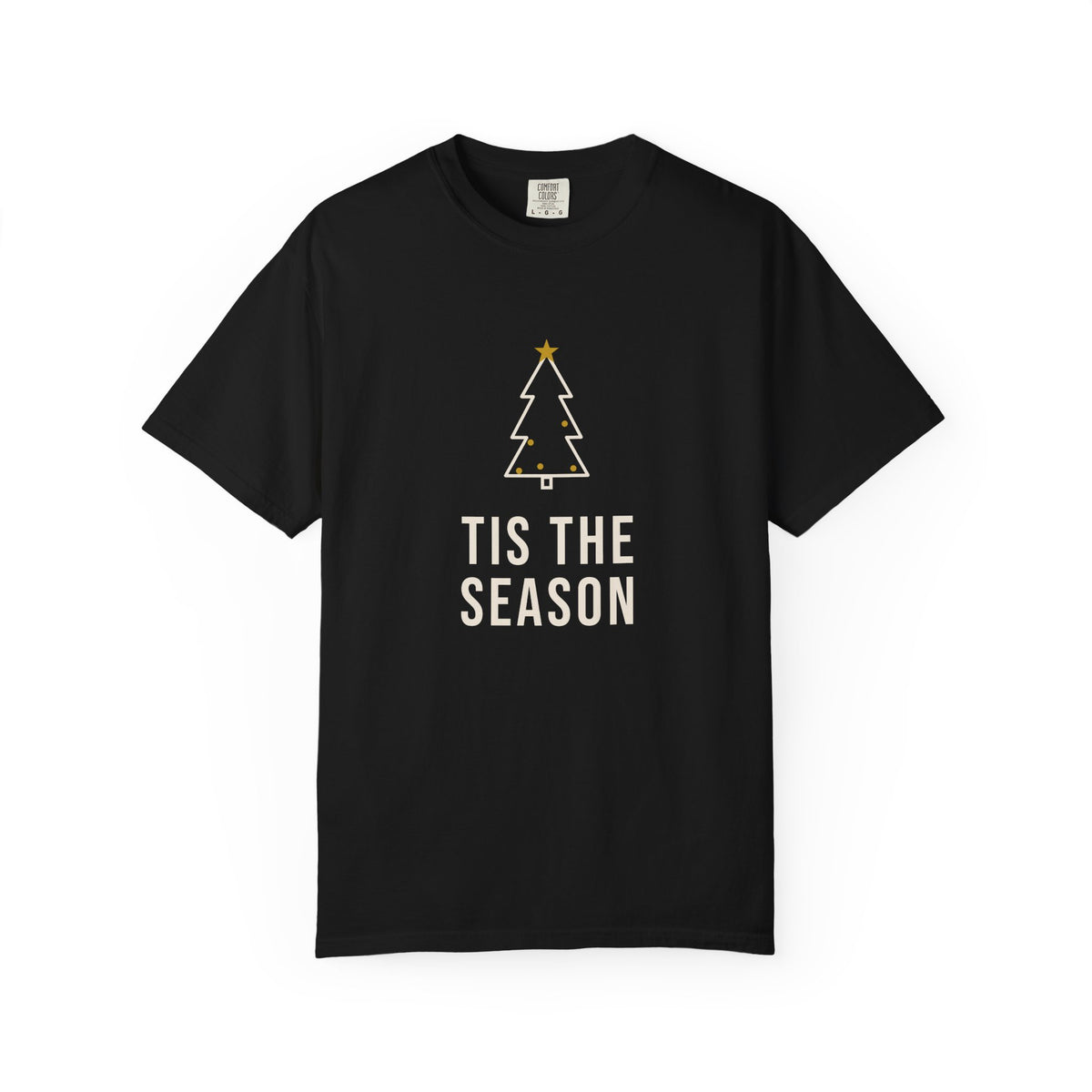 Tis the Season minimalist Christmas tree t-shirt