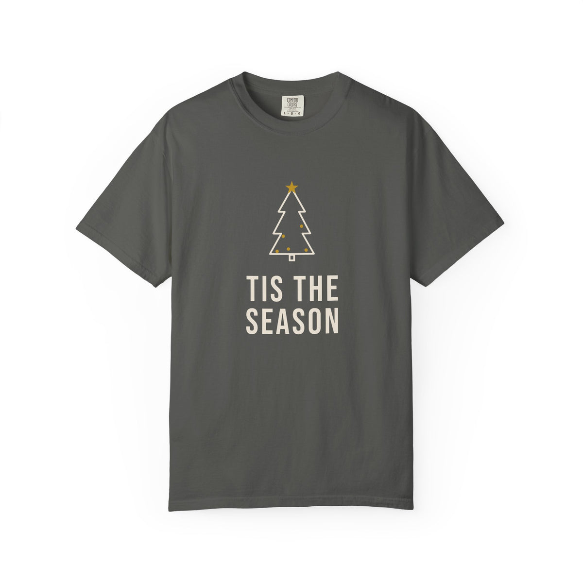 Tis the Season minimalist Christmas tree t-shirt
